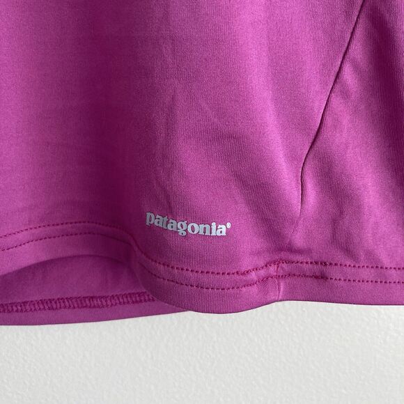 Patagonia Womens Capilene 1 Base Layer Silkweight Shirt Purple Size XS - Picture 6 of 8